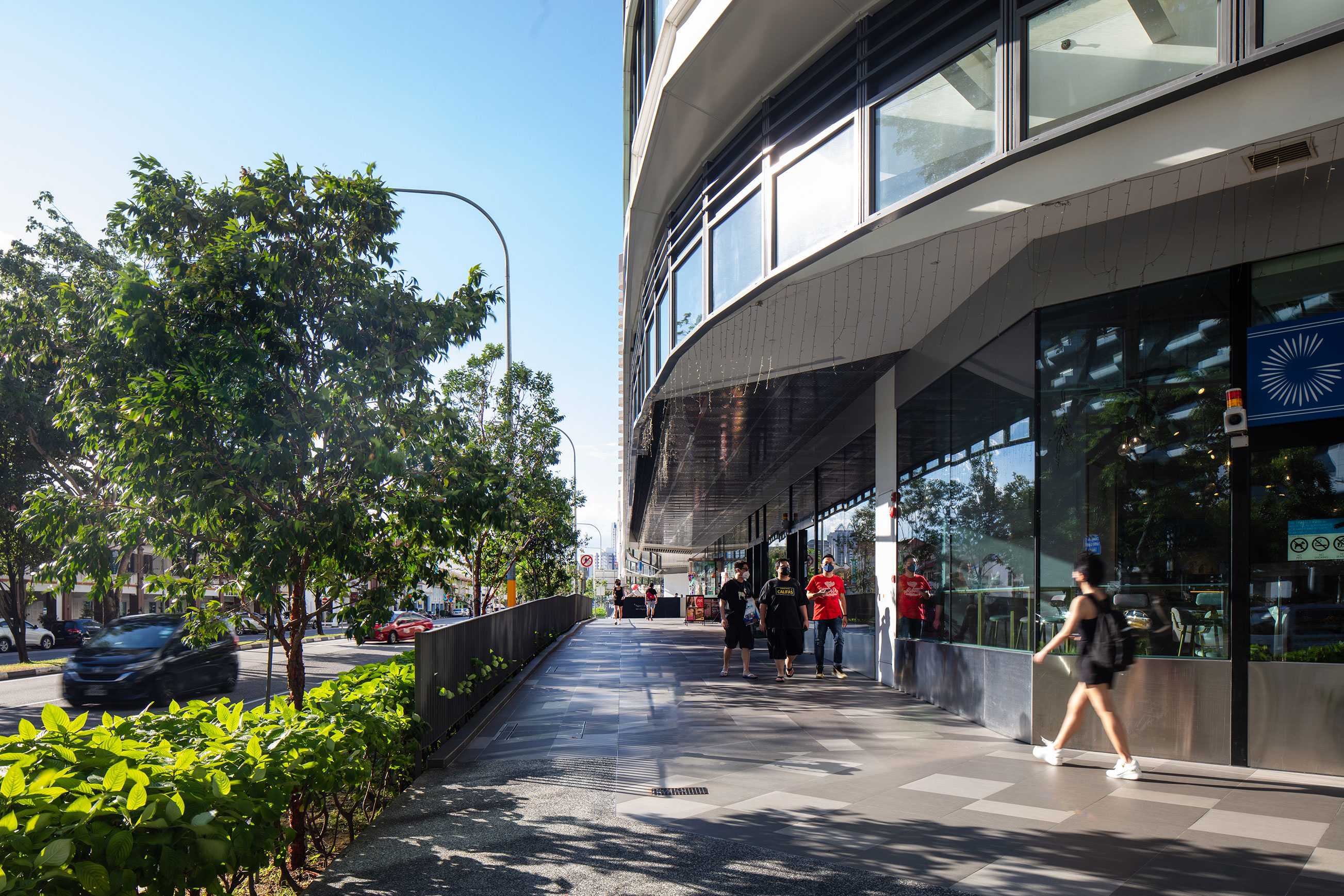Retail Podium Alongside Pedestrian Path