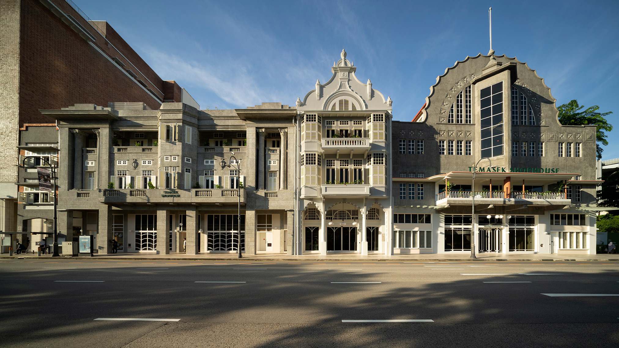Façade of Temasek Shophouse